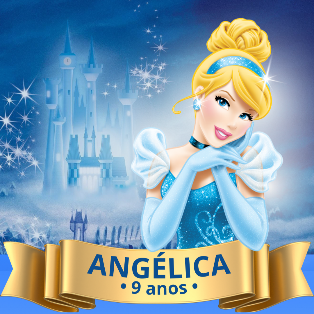 Convite de Aniversário Interativo Cinderela 1